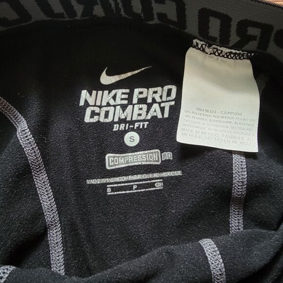 Nike Pro Combat Athletic Compression Pants Black Dri-Fit Women’s Small Athletic - Picture 7 of 9